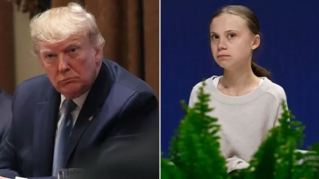 Donald Trump afirma que Greta Thunberg debería "relajarse" e ir al cine y ella lo trolea