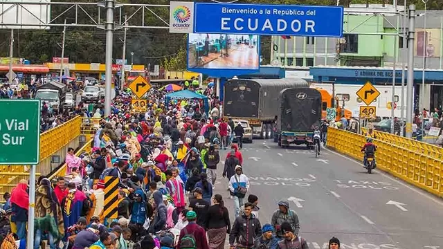 Presidente de Ecuador se refirió a los migrantes venezolanos. Foto: AFP