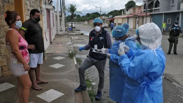 Ecuador duplica casos de contagio de coronavirus a 22 160. Foto: AFP