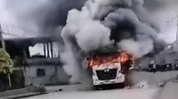 Ecuador: Queman camión que atropelló y mató a motociclista