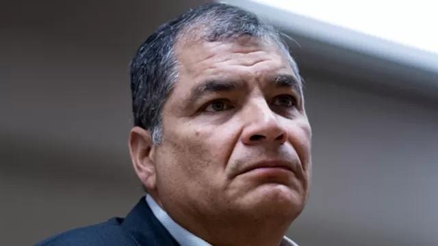 Rafael Correa, expresidente de Ecuador. Foto: AFP