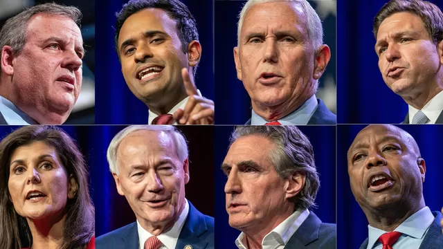 EE. UU.: Los ocho candidatos del primer debate republicano 
