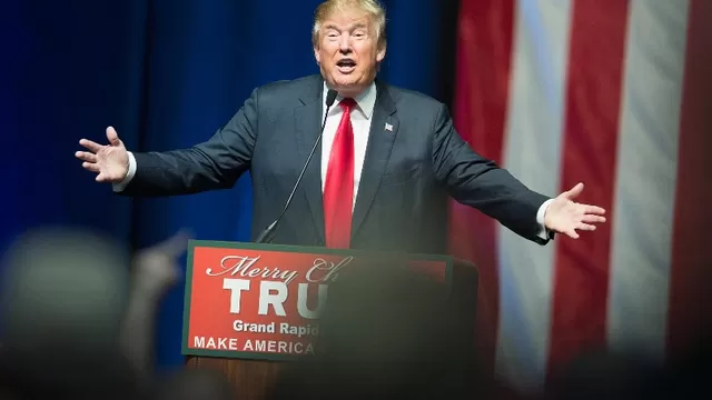 Donald Trump, precandidato presidencial por el Partido Republicano en EEUU. Foto: AFP