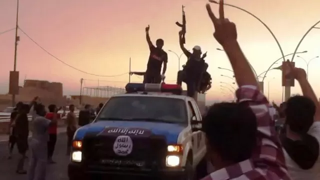 Miembros del Estado Islámico en video difundido en junio del 2014. Imagen: AFP.