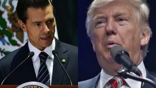 Enrique Peña Nieto y Donald Trump (Vía: Twitter)