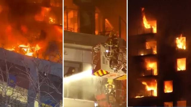 España: Al menos 4 muertos en incendio de edificio