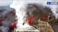 España: Impresionantes imágenes de la erupción del volcán de La Palma