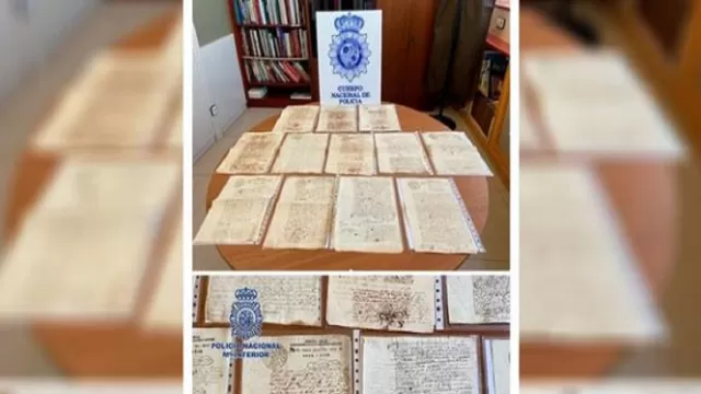 España: Recuperan 28 manuscritos originales del Virreinato del Perú. Foto: EFE