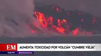 España: Volcán Cumbre Vieja tiene dos nuevas bocas que generan intensa actividad