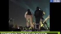 Estados Unidos: 8 muertos tras estampida en concierto en Houston