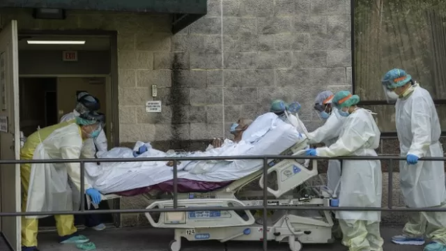 Hospitales de Texas y Florida a punto de colapsar por el coronavirus, mientras Donald Trump no hace nada. Foto: AFP