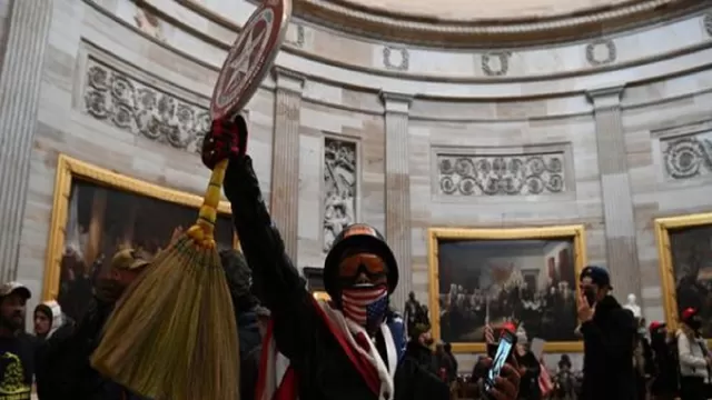 Estados Unidos: Más de 150 personas acusadas por asalto al Capitolio. Foto: AFP referencial