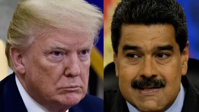 Donald Trump y Nicolás Maduro. Foto: EFE