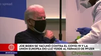 Estados Unidos: Joe Biden recibió la vacuna contra el COVID-19
