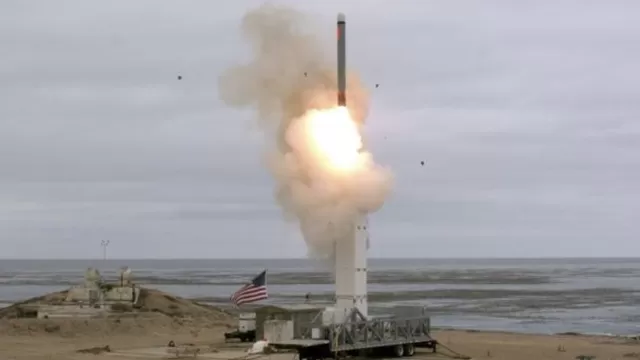 Estados Unidos probó misil de medio alcance tras su salida del tratado INF. Foto: AFP