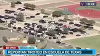 Estados Unidos: Reportan tiroteo en un instituto de secundaria en Texas