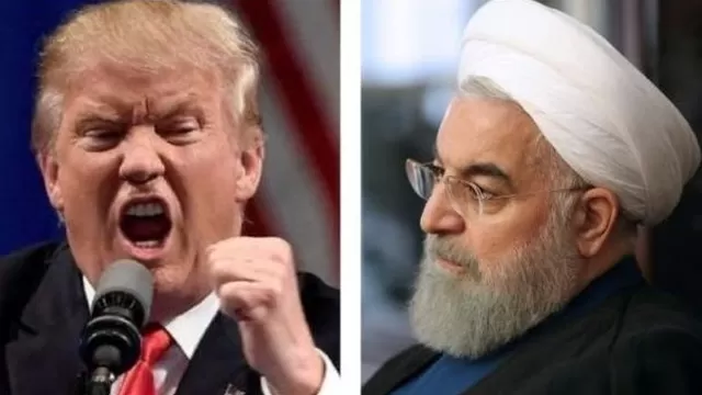 Donald Trump y Hasan Rohani. Foto: Telesur