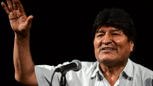 Evo Morales, expresidente de Bolivia. Foto: AFP