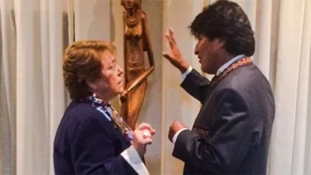 Evo Morales y Michelle Bachelet conversaron en la Asamblea General de la ONU