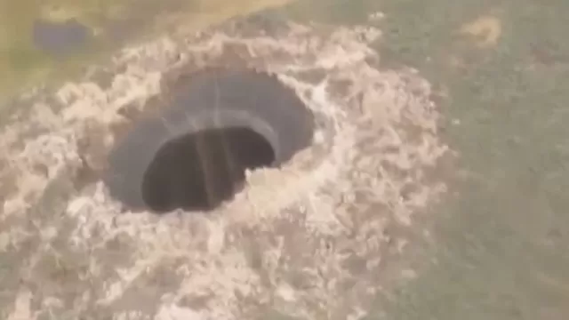 Extraño hoyo de 75 metros de ancho apareció en Siberia