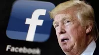 Facebook bloquea cuenta de Donald Trump por tiempo indefinido