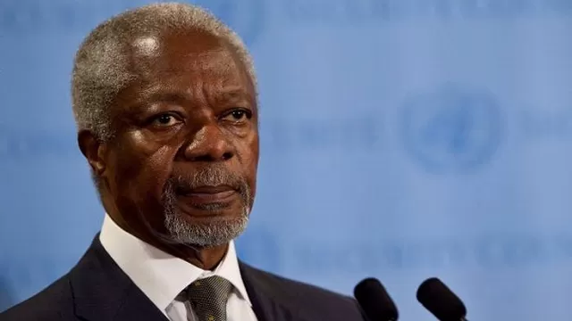 Muere Kofi Annan, ex secretario general de la ONU y nobel de la Paz