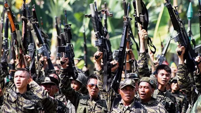 Miembros de la guerrilla musulmana BIFF en Filipinas. Foto: mb.com.ph