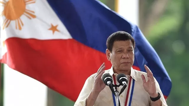 Rodrigo Duterte, presidente de Filipinas. (Vía: AFP)