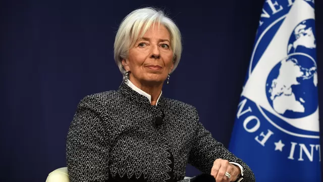  Christine Lagarde, directora del FMI. Foto: AFP