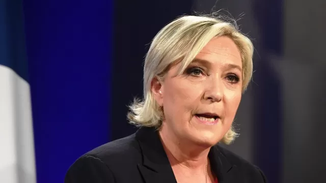 Marine Le Pen, ex candidata presidencial de Francia. Foto: AFP
