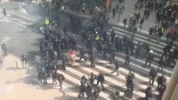 Francia: Enfrentamiento entre sindicatos y agentes policiales durante protesta contra la reforma de pensiones