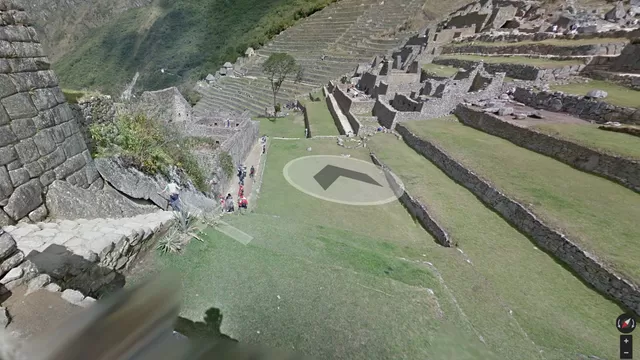 Machu Picchu. Google Street View