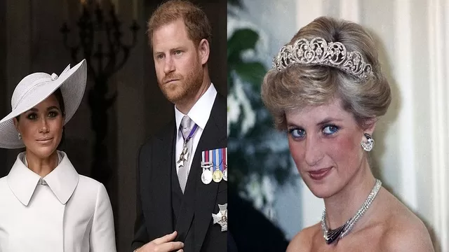 Príncipe Harry y Meghan Markle / Princesa Diana / AFP