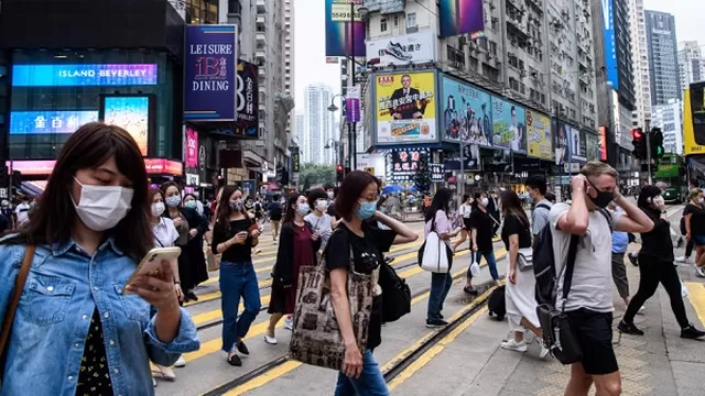 Hong Kong: Dos contagios ponen fin a 24 días sin nuevos casos de COVID-19. Foto: AFP