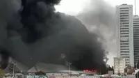 Incendio en fábrica de Argentina