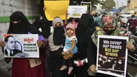 India: Musulmanes protestan contra prohibición del velo en colegios