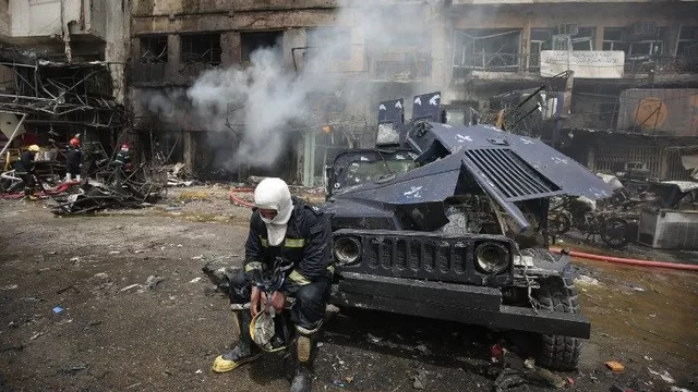 Imágenes del lugar del atentado. (Vía: AFP)