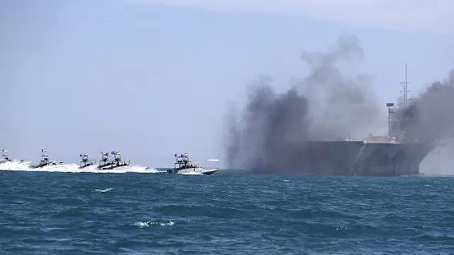 En la zona navegaban una fragata francesa y un destructor estadounidense, el USS Bulkeley. Foto referencial: dailymail