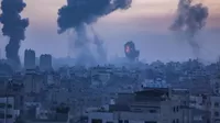 Israel bombardeó la Franja de Gaza y destruyó el cuartel general de la policía palestina