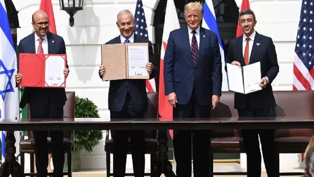 Israel, Emiratos Árabes Unidos y Bahréin firman acuerdos históricos en la Casa Blanca