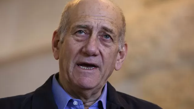 Ehud Olmert. (Vía: AFP)