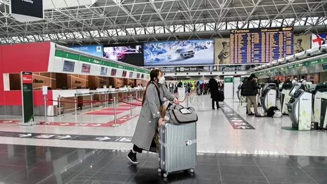 Italia reabrirá todos sus aeropuertos el 3 de junio tras el cierre por coronavirus. Foto: AFP