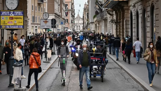 Italia restringe movilidad durante las fiestas de Navidad y Año Nuevo por el coronavirus. Foto: AFP referencial
