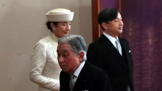 Japón: Akihito abdica como emperador y cede el trono a su hijo Naruhito. Foto: AFP