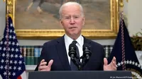 Joe Biden anuncia las sanciones que aplicarán a Rusia por invasión a Ucrania