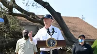 Joe Biden recorrió zonas devastadas por el huracán Ida en Louisiana y prometió ayuda para damnificados