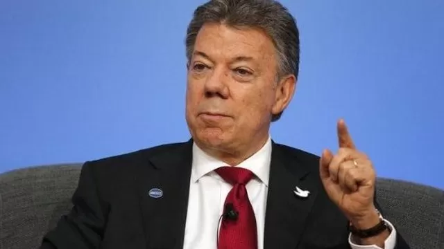 Juan Manuel Santos, presidente de Colombia. (Vía: AFP)