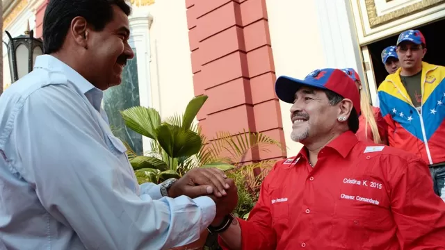 Maduro propone a Diego Maradona como presidente de la FIFA