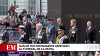 Más de 100 dignatarios asistirán al funeral de la reina