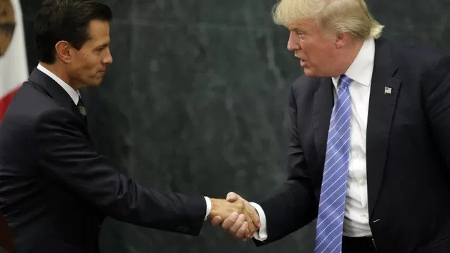 Enrique Peña Nieto y Donald Trump (Vía: Twitter)